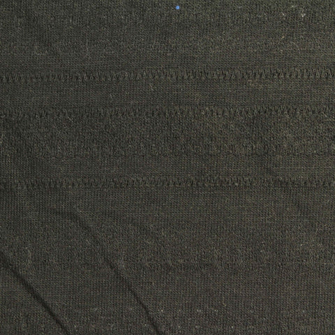 Dark Charcoal Textured-Stripe Jersey Knit, Cotton