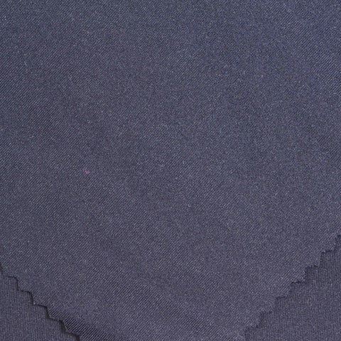 Dark Blue Marl Interlock Knit, Spandex