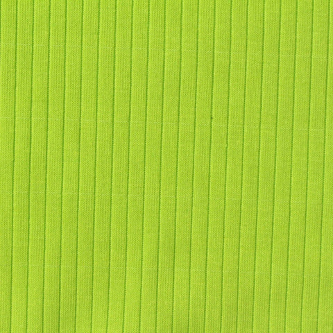 Lime Rib Knit, Poly-Viscose