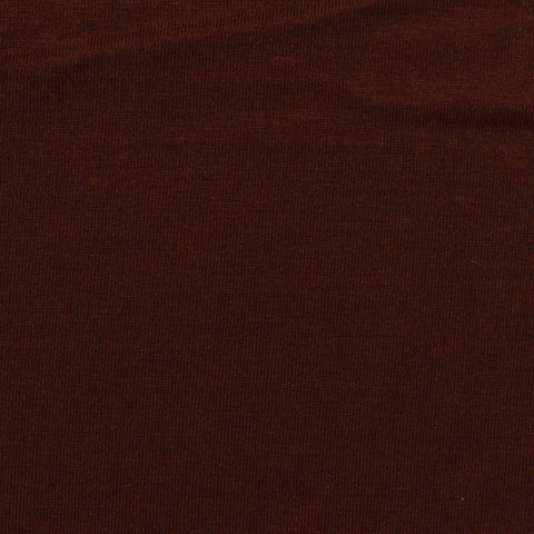 Cotton Linen Jersey Knit Fabric, 150 gsm, 150 cm — Brown