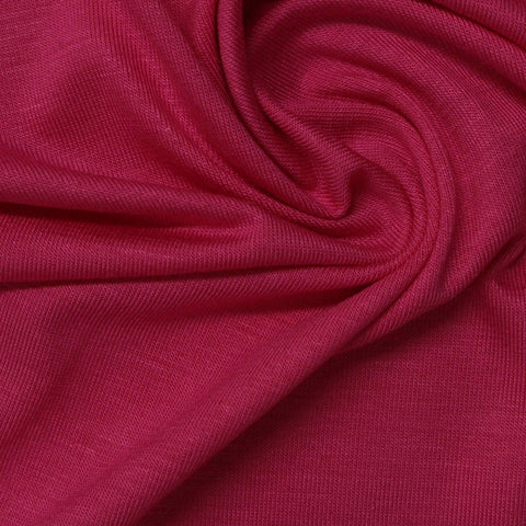 Viscose Stretch Jersey Knit Fabric, 166 gsm, 175 cm — Pink