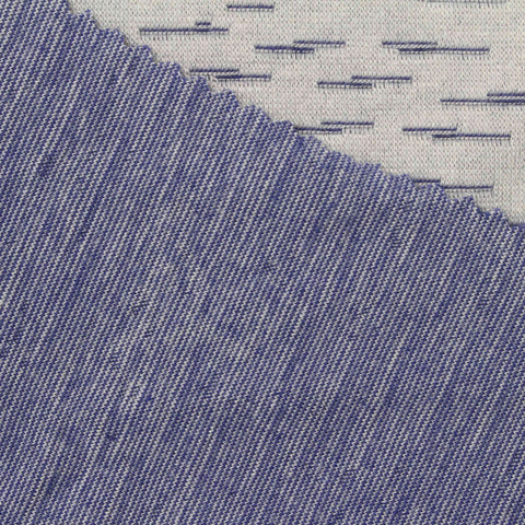 Light Grey Dashes Jacquard, Viscose-Poly