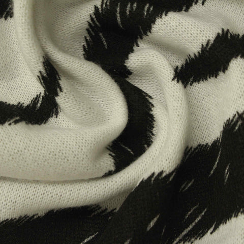 Black Zebra French Terry