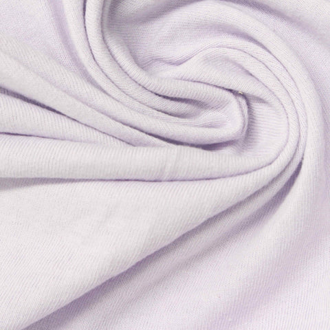 100% Cotton Jersey Knit Fabric, 175 gsm, 165 cm — White