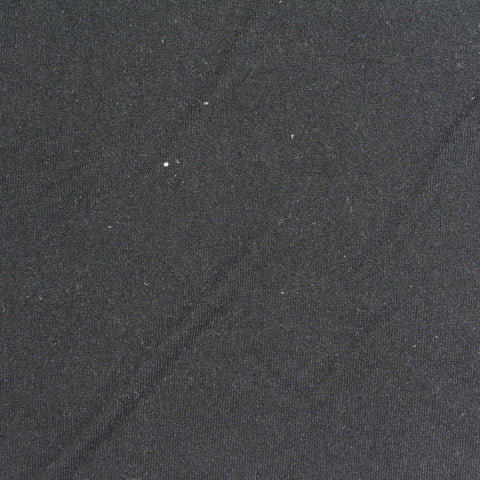 Polyester Stretch Milk Silk Knit Fabric, 185 gsm, 165 cm — Black