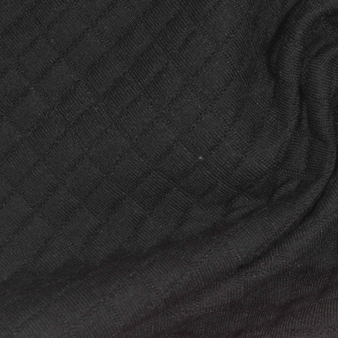 Black Textured Jacquard, Polyester