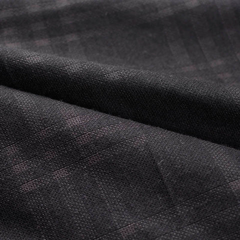 Dark Grey Check Jacquard, Polyester, 235 gsm