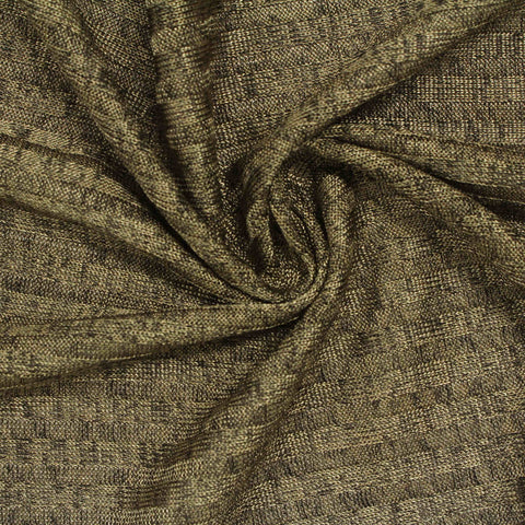 Olive Textured-Stripe Rib Knit, Polyester