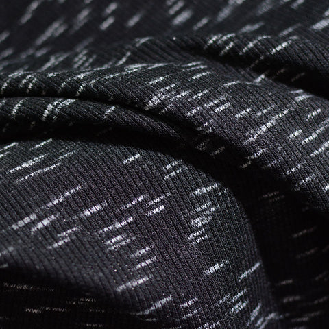 Black Marl Jacquard, Cotton
