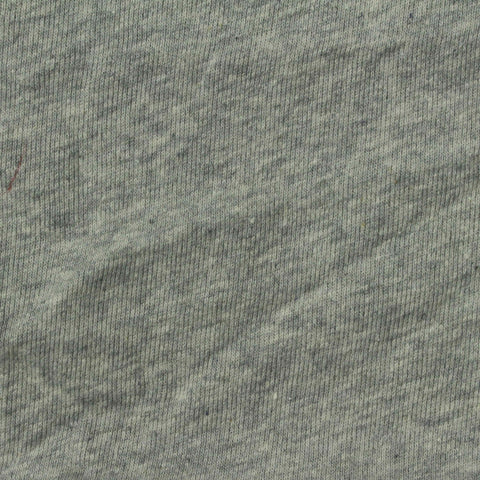Grey Marl Rib Knit, Cotton, 180 gsm, 190 cm