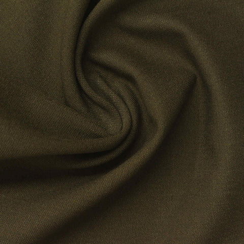 Dark Olive Twill, Poly-Viscose