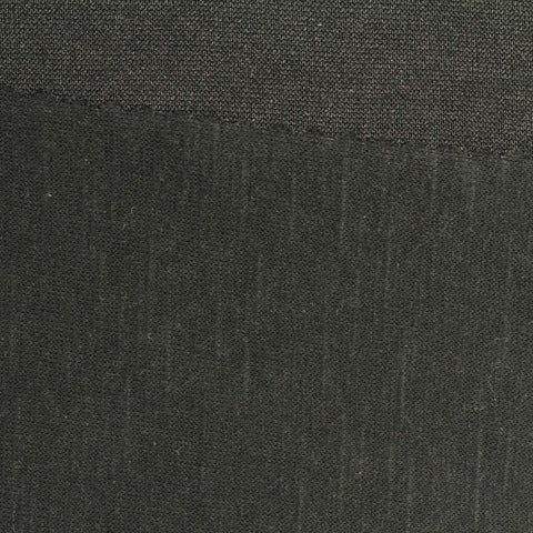 Slub Cotton Polyester Scuba Knit Fabric, 210 gsm, 170 cm — Green