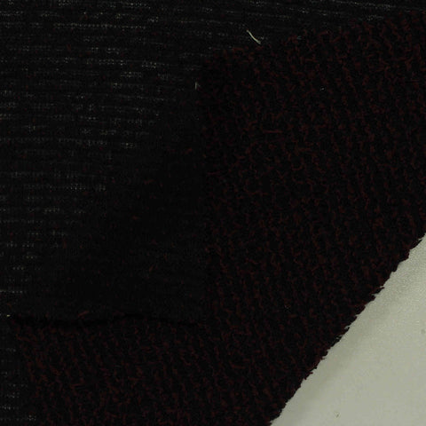 Dark Grey Marl Chunky Knit, Acrylic-Cotton, 175 gsm