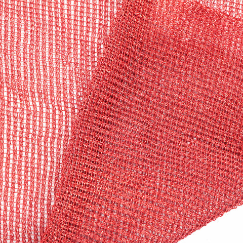 Chunky Knit Fabric, 292 gsm, 165 cm — Red