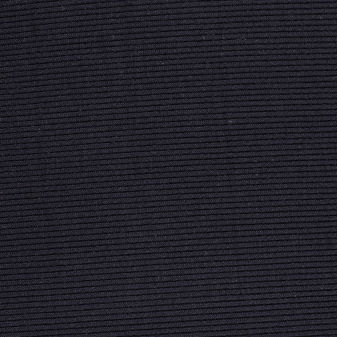Jacquard Viscose Stretch Rib Knit Fabric, 175 gsm, 110 cm — Black