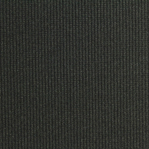 Black Ribbed Rib Knit, Polyester