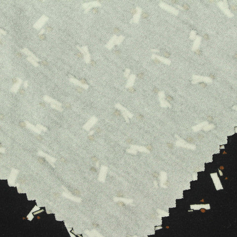 Cream Abstract Knit, Viscose
