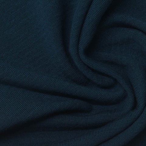 Dark Navy Waffle Knit, Poly-Viscose