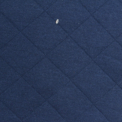 Navy Diamond Jacquard, Poly-Cotton