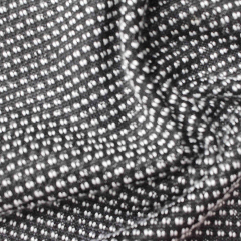 White Dots Chunky Knit, Viscose-Poly, 370 gsm