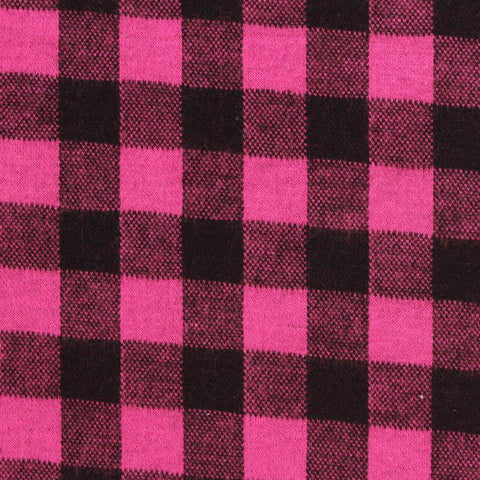 Pink Check Jacquard, Poly-Viscose