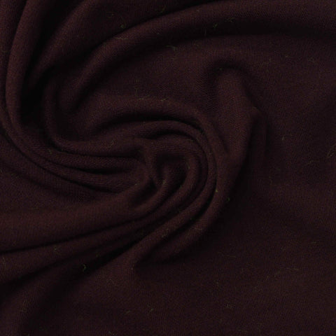 Dark Burgundy Twill, Cotton-Poly