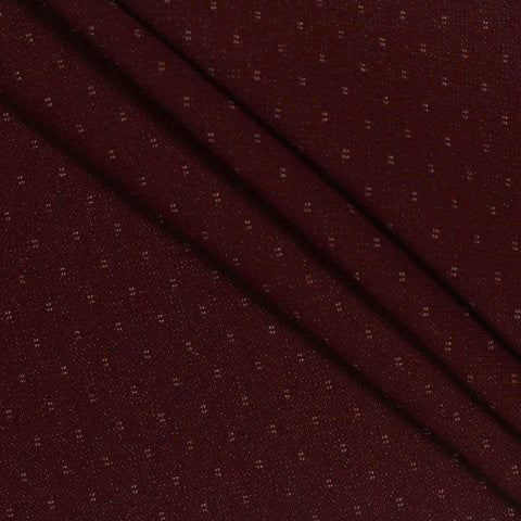 Red Dots Ponte Knit, Viscose-Nylon
