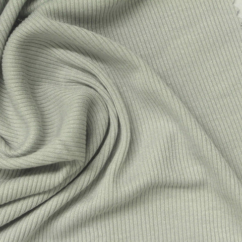 Viscose Stretch Rib Knit Fabric, 225 gsm, 120 cm — Green