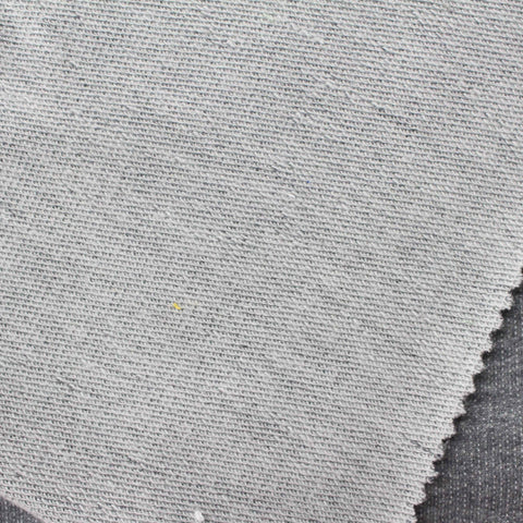 Heather Grey Marl French Terry, Cotton, 210 gsm