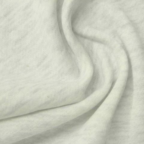 Light Grey Marl French Terry, Cotton-Poly
