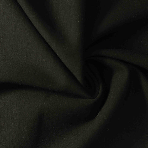 Printed Viscose Polyester Stretch Knit Fabric, 230 gsm, 158 cm — Black