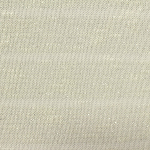 Slub Polyester Viscose Blend Stretch Jersey Knit Fabric, 160 gsm, 165 cm — White