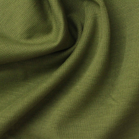 Ponte Knit Fabric, 185 gsm, 150 cm — Green
