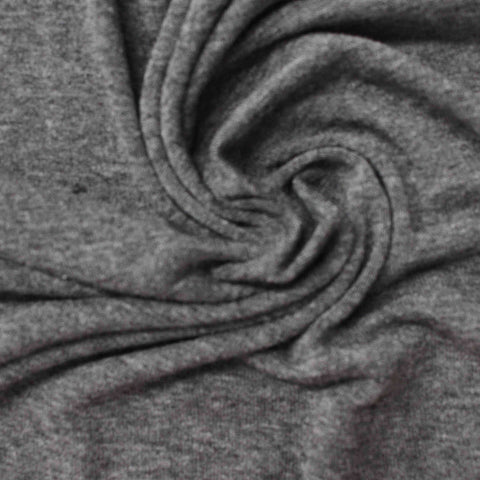 Grey Marl Jersey Knit, Viscose, 174 gsm