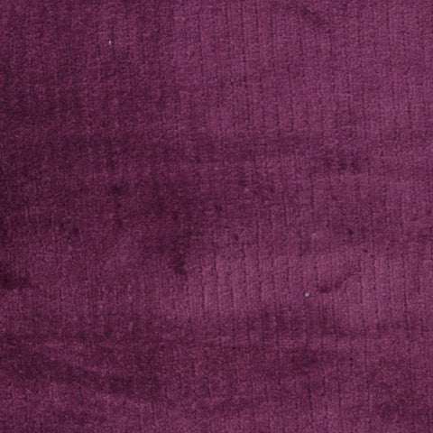 Cotton Polyester Stretch Velvet Fabric, 295 gsm — Purple, ref EF-254315