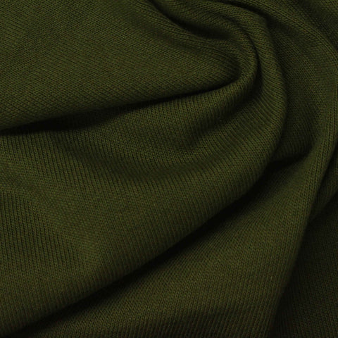 100% Cotton Jersey Knit Fabric, 252 gsm, 140 cm — Green