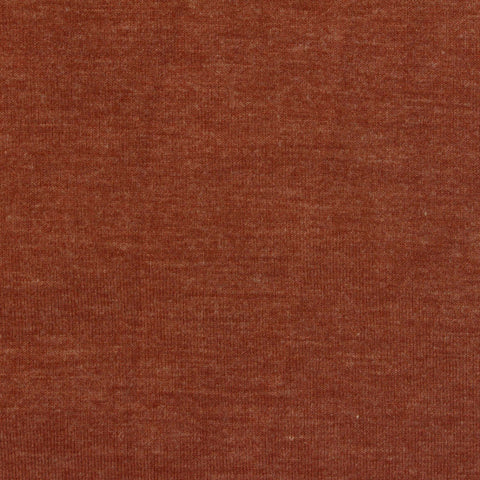 Rust Marl French Terry, Poly-Viscose, 260 gsm