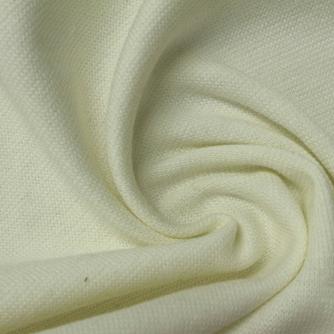 Polyester Cotton Stretch Rib Knit Fabric, 310 gsm, 160 cm — Green