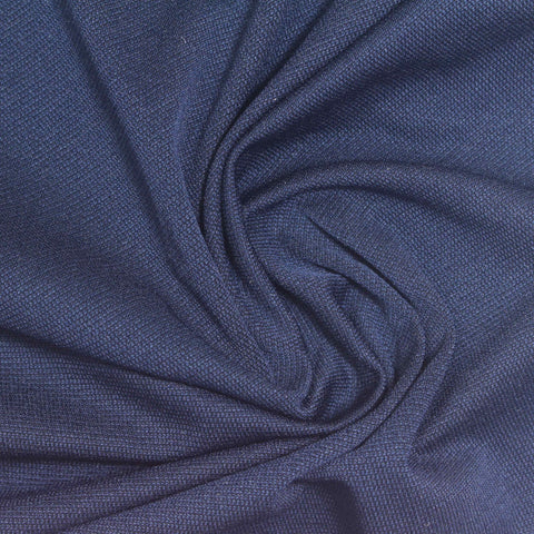 Navy Piqué Knit, Polyester