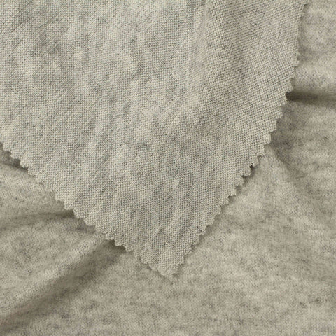 Heather Grey Marl Chunky Knit, Viscose-Poly