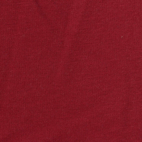 Polyester Viscose Stretch Ponte Knit Fabric, 300 gsm, 166 cm — Red