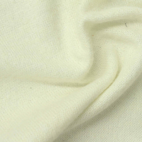 Off-White Brushed Chunky Knit, Polyester