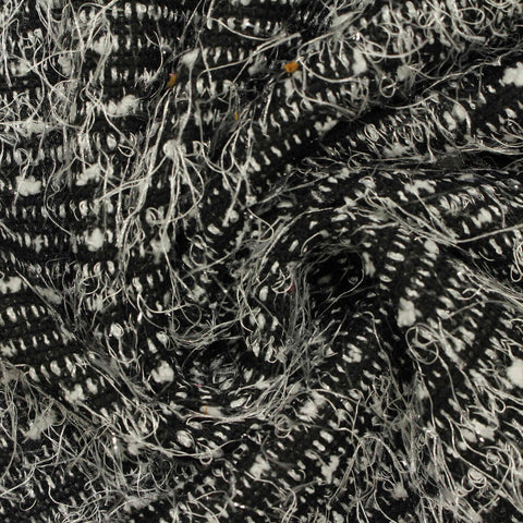 White Flecks Knit, Polyester