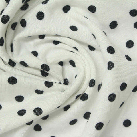 Black Dots Woven, 180 gsm