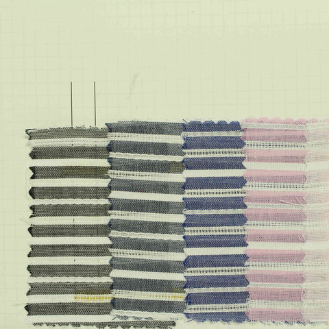 White Stripe Jacquard, Cotton