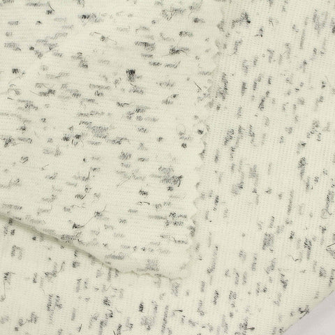 Cream Marl Rib Knit, Polyester