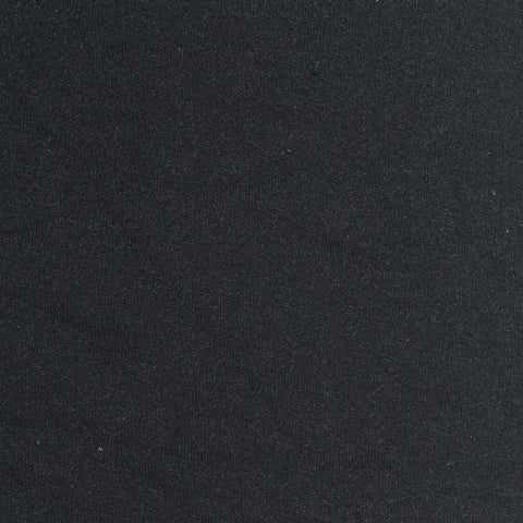 100% Polyester Jersey Knit Fabric, 150 gsm, 155 cm — Black