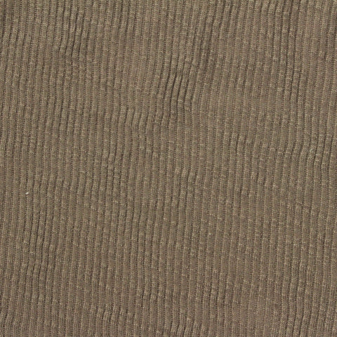 Slub Polyester Viscose Rib Knit Fabric, 160 gsm — Khaki