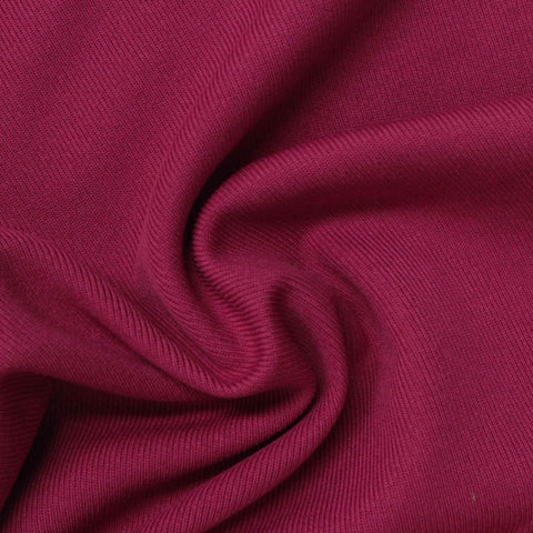 Magenta Rib Knit, Polyester