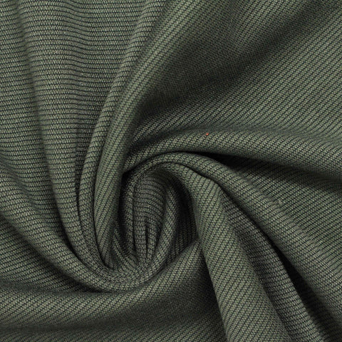 Viscose Nylon Stretch Ponte Knit Fabric, 228 gsm, 153 cm — Green
